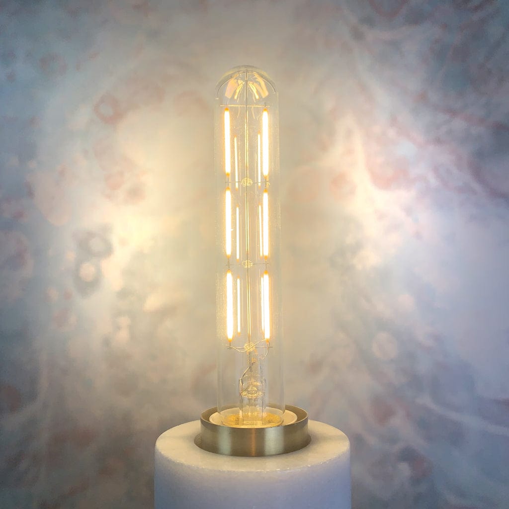 E27 Clear Tubular 6W Dimmable LED