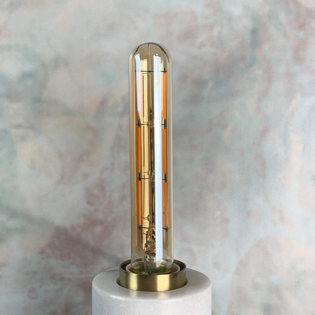 E27 Amber Tubular 6W Dimmable LED