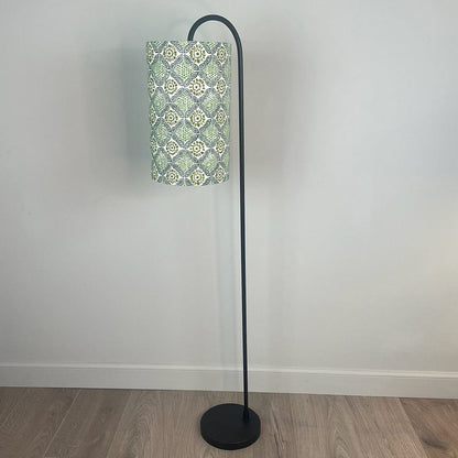 Black Idra Floor Lamp with Choice of Shade