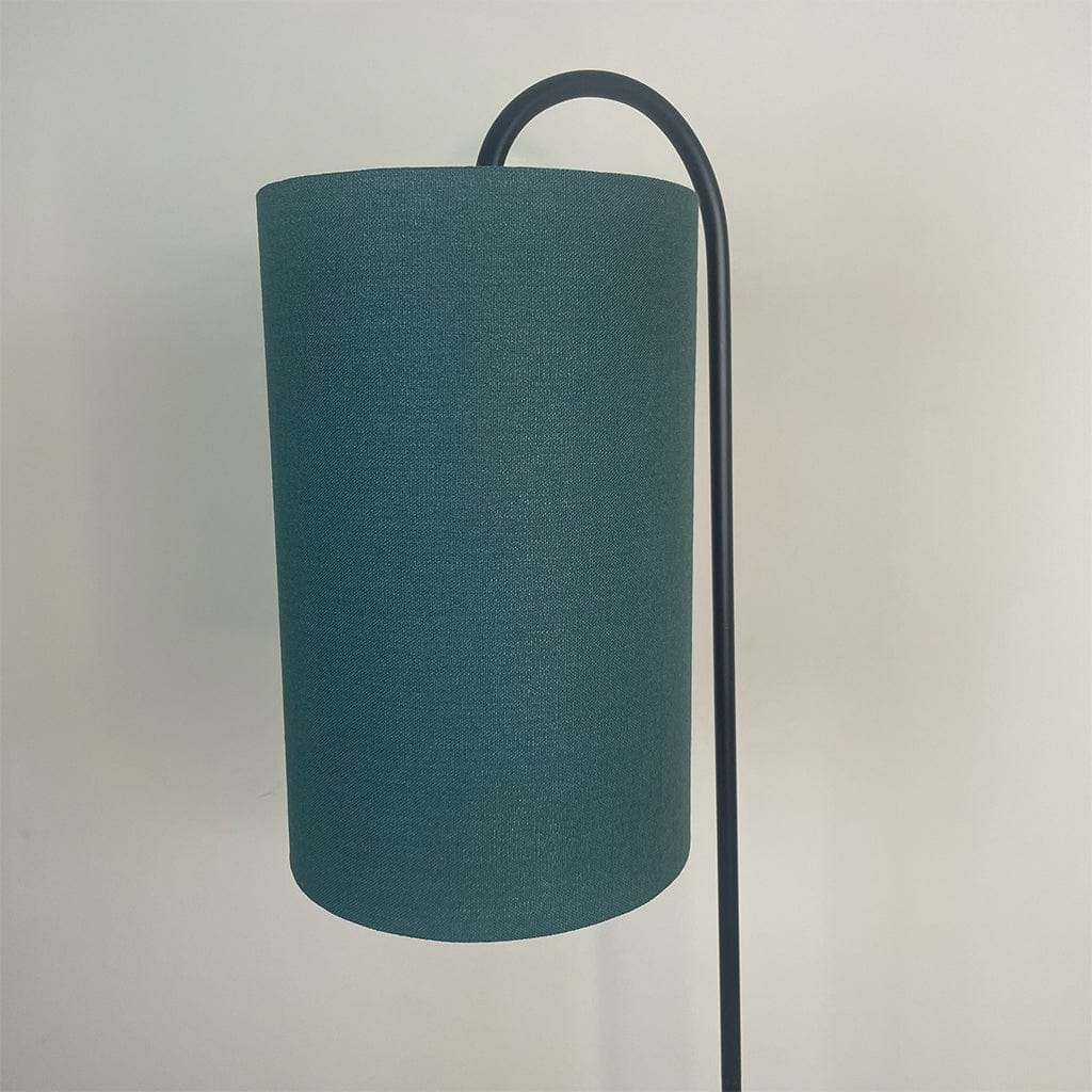 Black Idra Floor Lamp with Choice of Shade