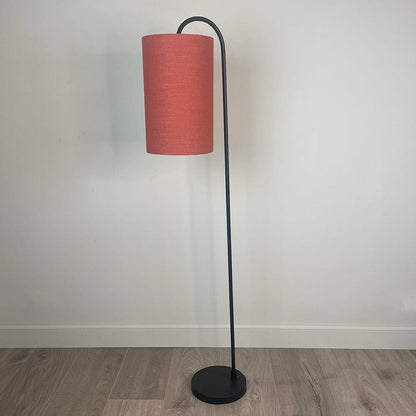 Black Idra Floor Lamp with Choice of Shade