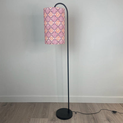 Black Idra Floor Lamp with Choice of Shade