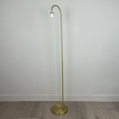 Aged Bronze Idra Floor Lamp with Choice of Shade