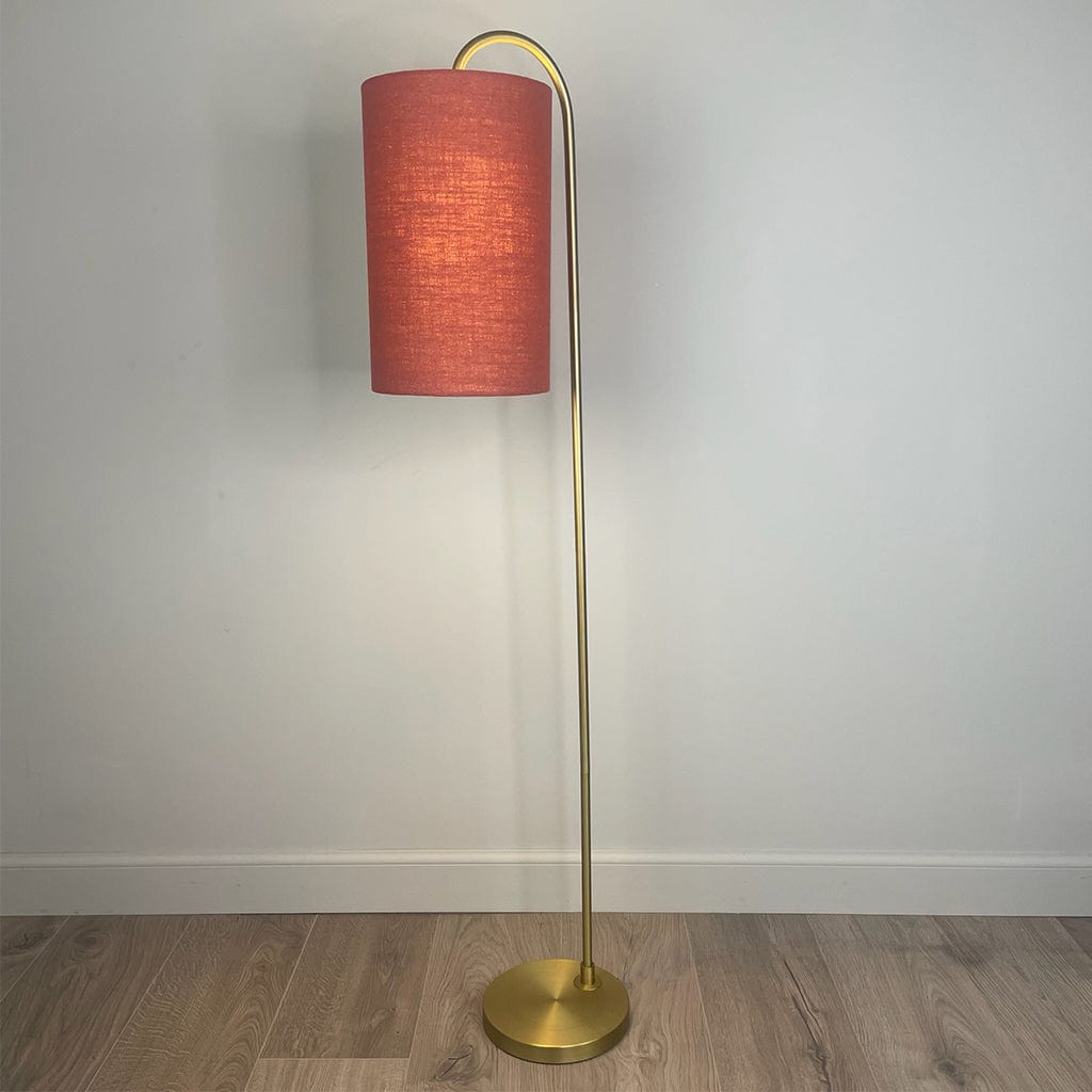 Aged Bronze Idra Floor Lamp with Choice of Shade