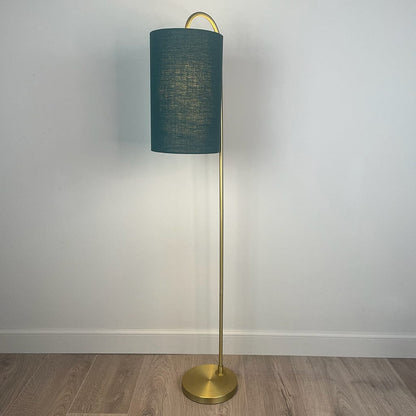 Aged Bronze Idra Floor Lamp with Choice of Shade