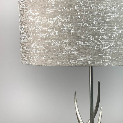 Mulroy Table Lamp with Oval Rion Taupe Shade