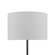 White 32cm Faux Silk Table Lamp Shade