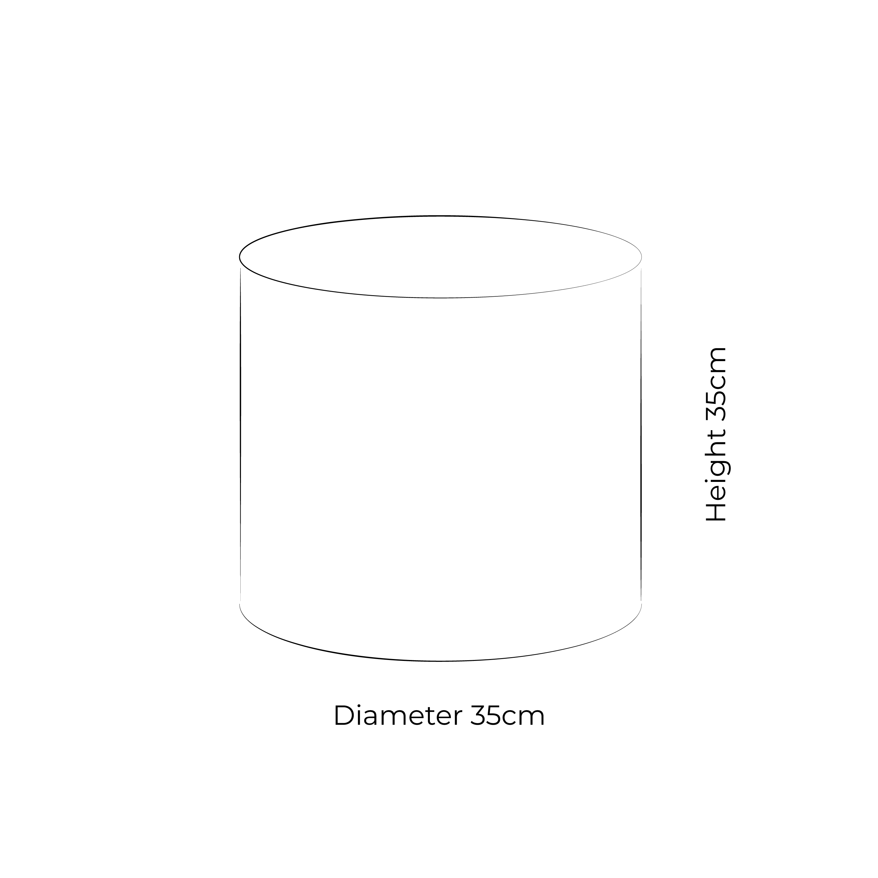 Deep 35cm Lampshade
