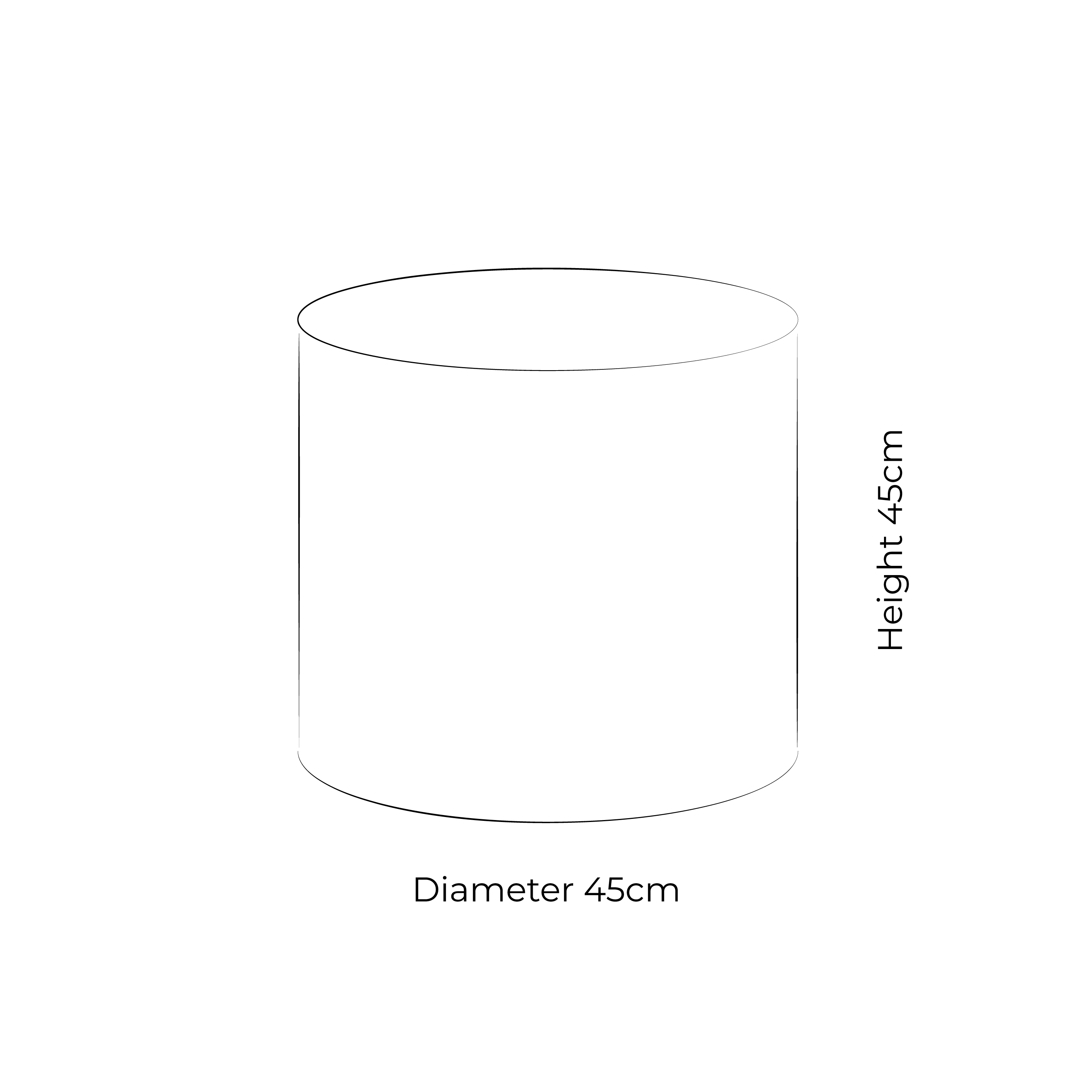 Deep 45cm Lampshade