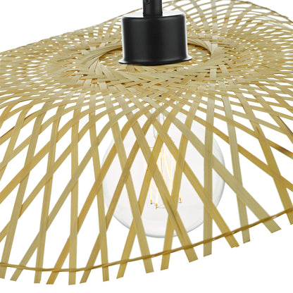 Tojo Natural Rattan Easy Fit Pendant Shade