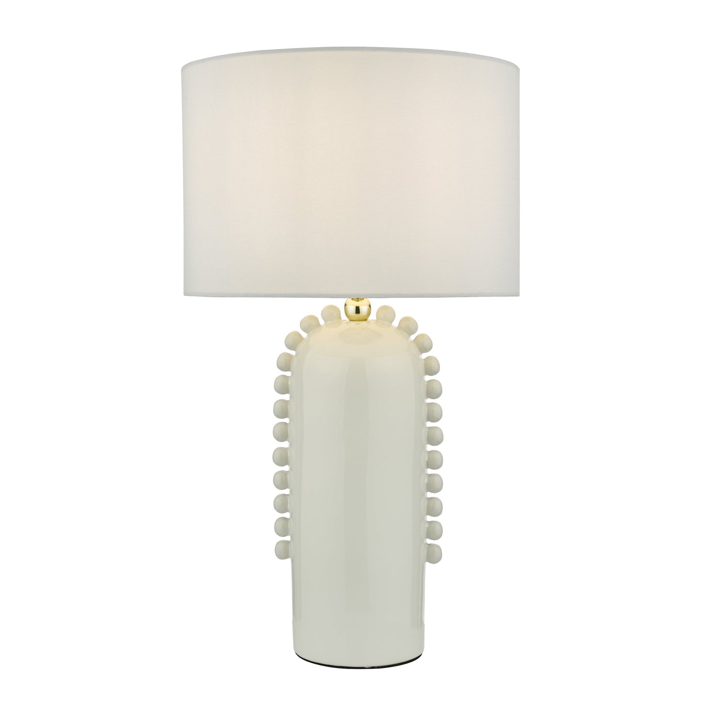 Sucre White Ceramic Table Lamp with Shade