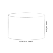 Drum 100cm Lampshade