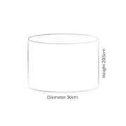 Drum 30cm Lampshade