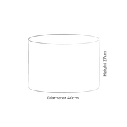 Drum 40cm Lampshade