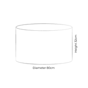 Drum 80cm Lampshade