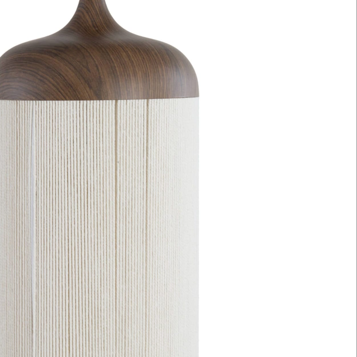 Dania Wood and Rope Pendant