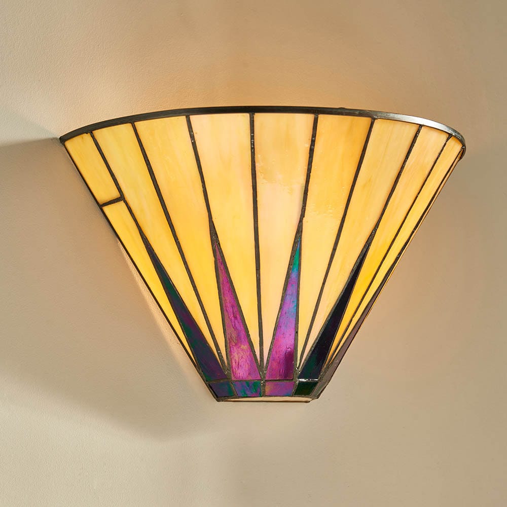 Dark Star Tiffany Wall Light with Shade