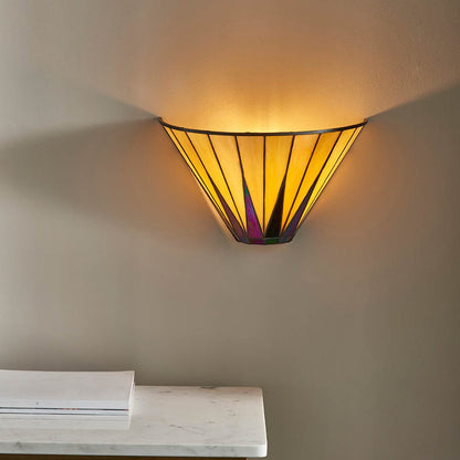 Dark Star Tiffany Wall Light with Shade