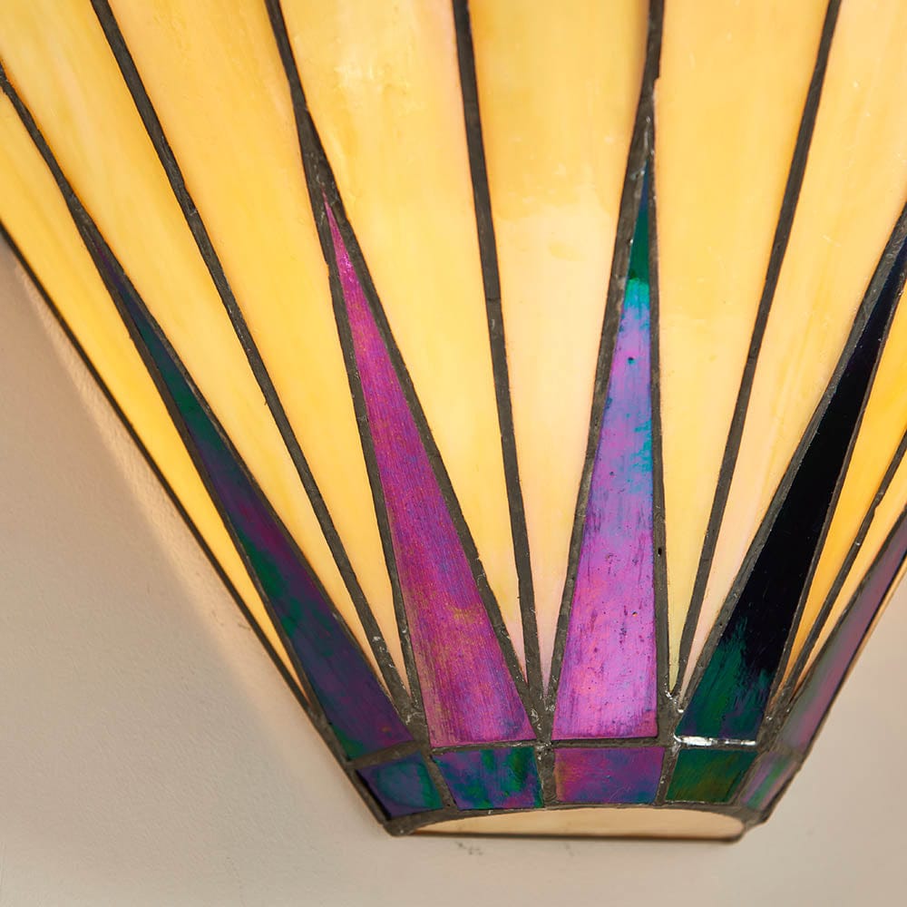 Dark Star Tiffany Wall Light with Shade