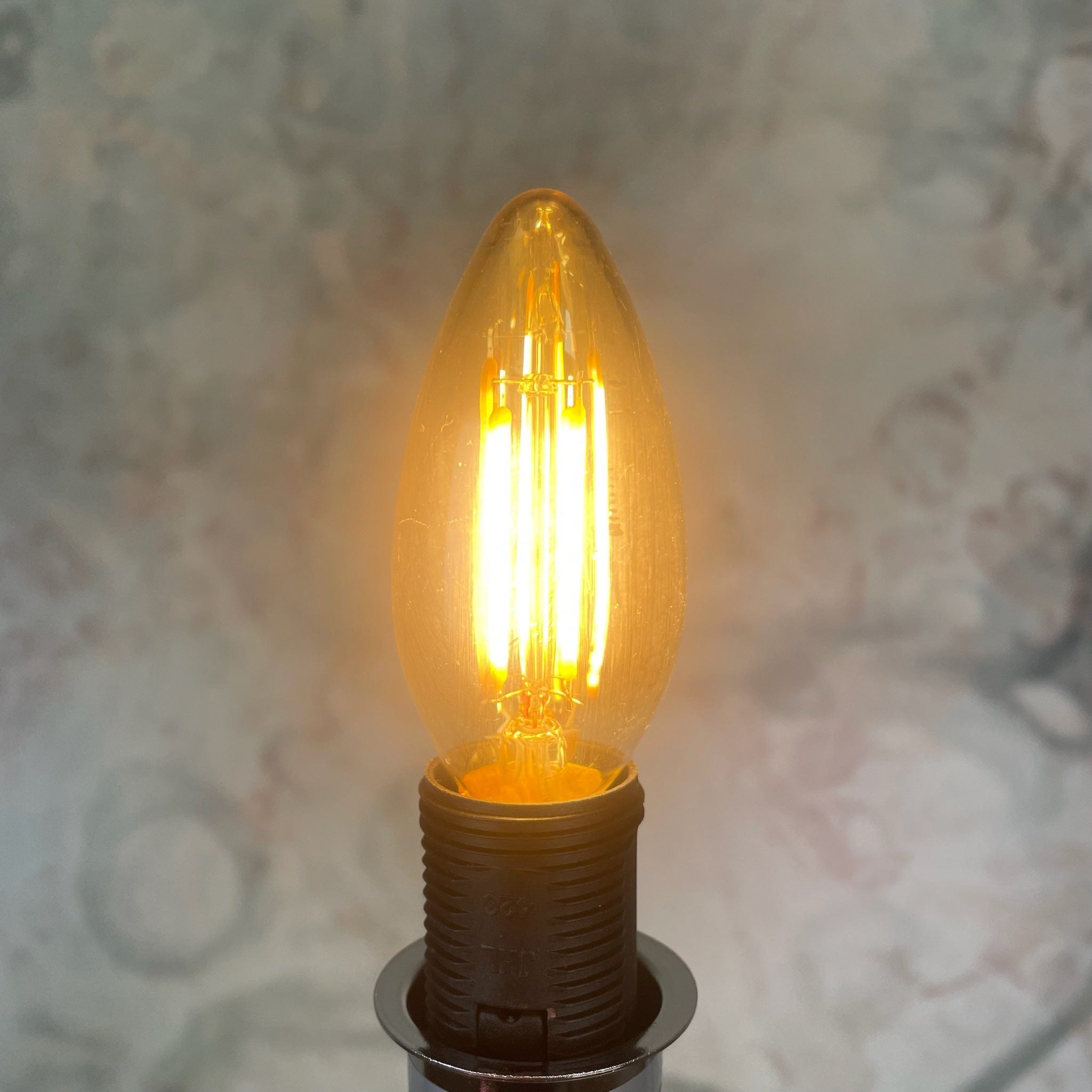 6 x E14 Amber Candle Dimmable Bundle