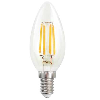 8 x E14 Clear Candle Dimmable Bundle