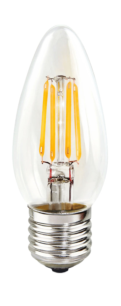 E27 Large Screw Clear Candle LED