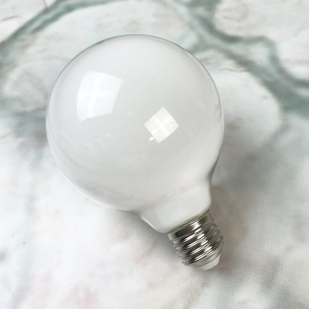 E27 Opal 95mm Globe 8W Dimmable LED