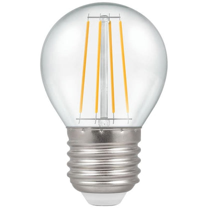 E27 Clear Golfball 6.5W Non-Dimmable LED