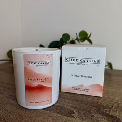 Cassis & Sweet Fig Large Glass Candle Gift Box