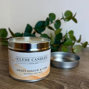 Sweet Ginger & Lime Candle Tin
