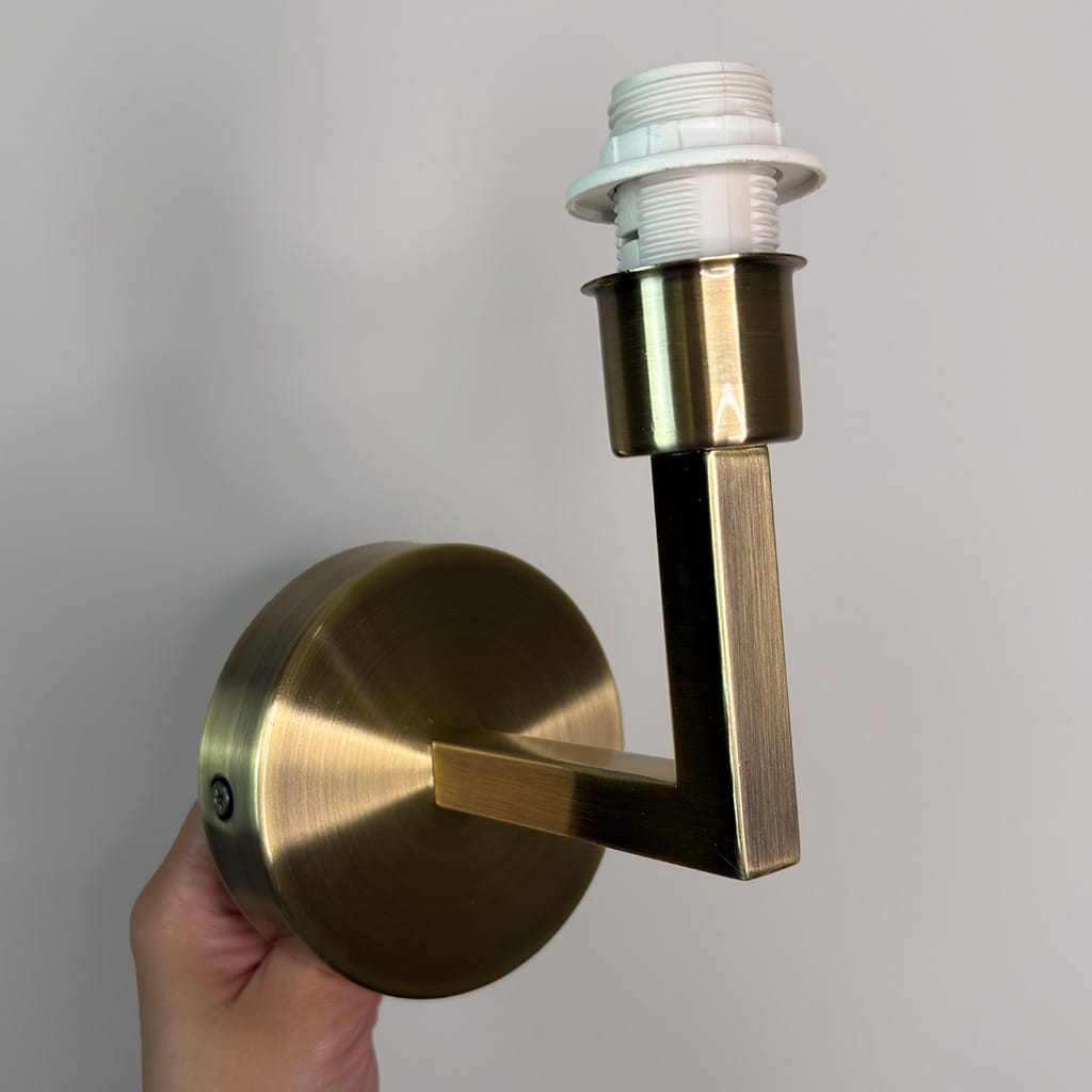 Emma Wall Light Antique Brass Base Only