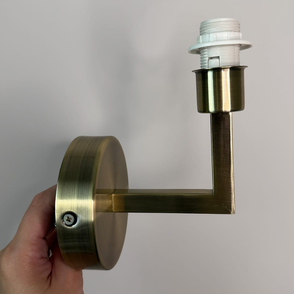 Emma Wall Light Antique Brass Base Only