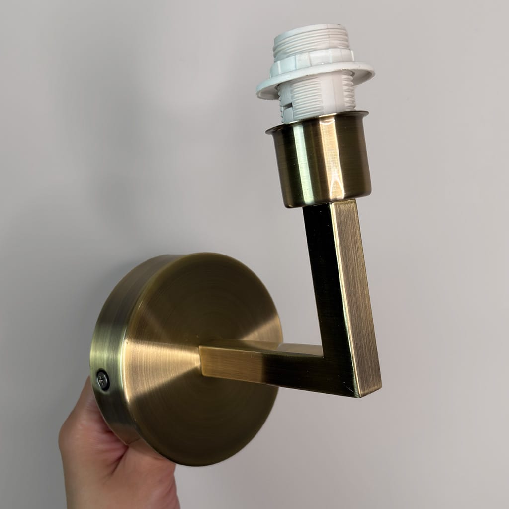 Emma Wall Light Antique Brass Base Only