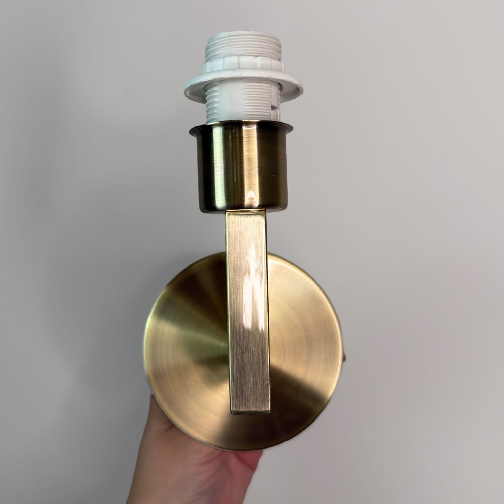 Emma Wall Light Antique Brass Base Only