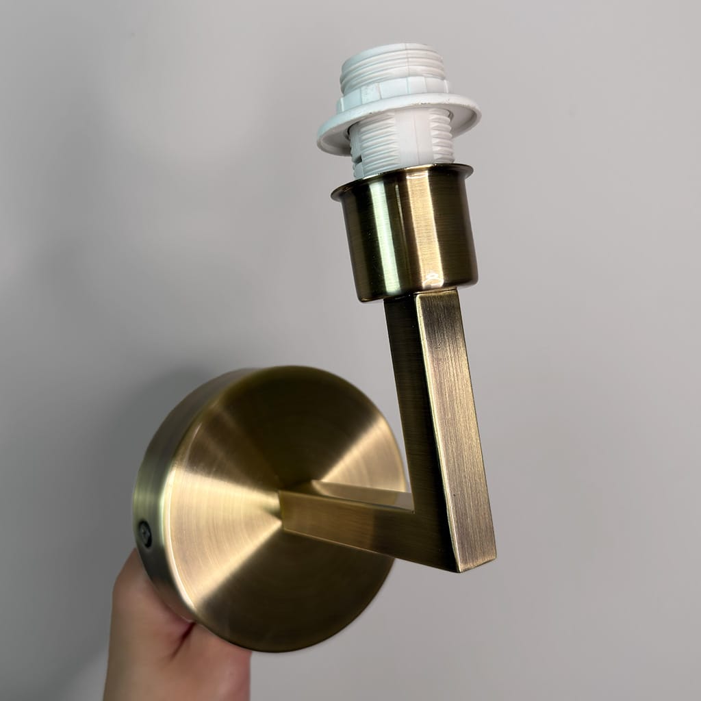 Emma Wall Light Antique Brass Base Only