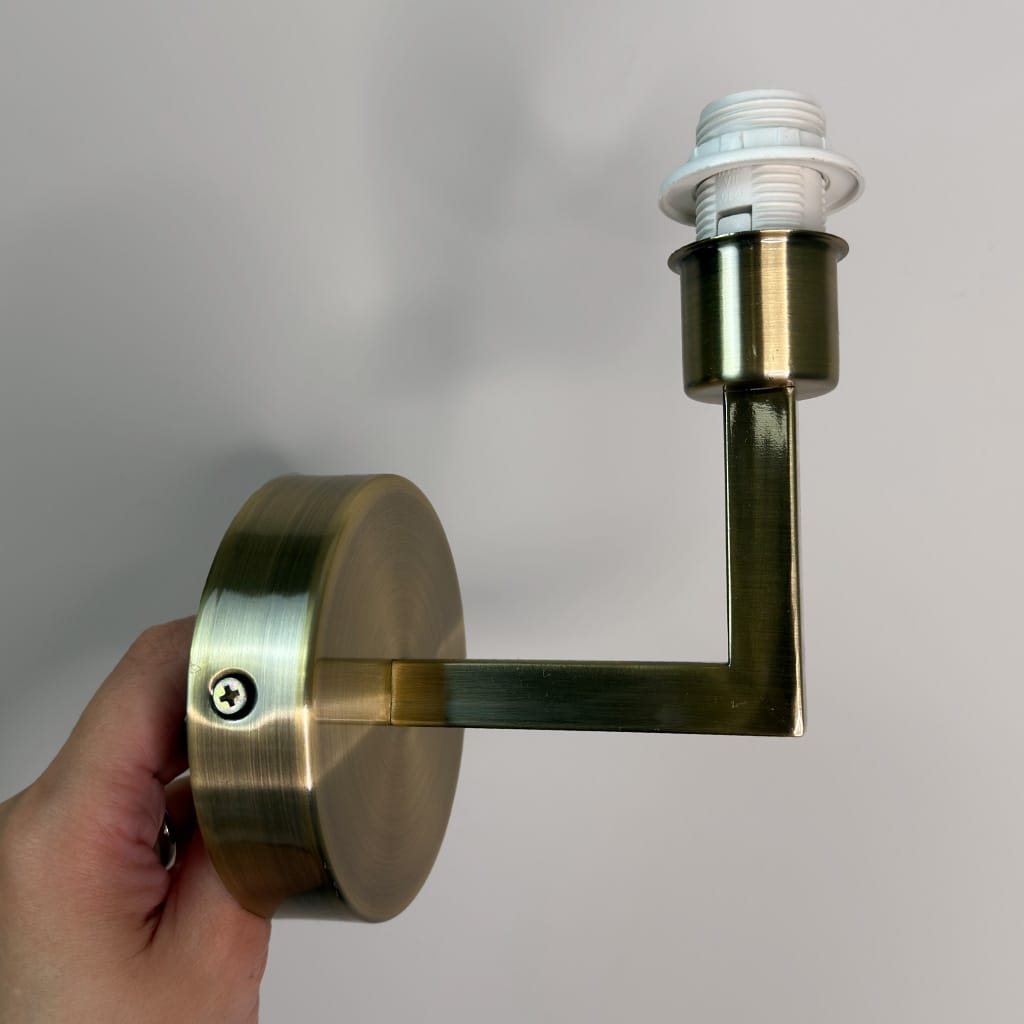 Emma Wall Light Antique Brass Base Only