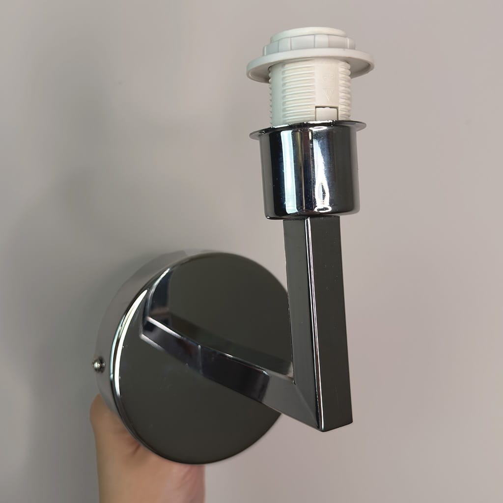Emma Chrome Wall Light Base Only