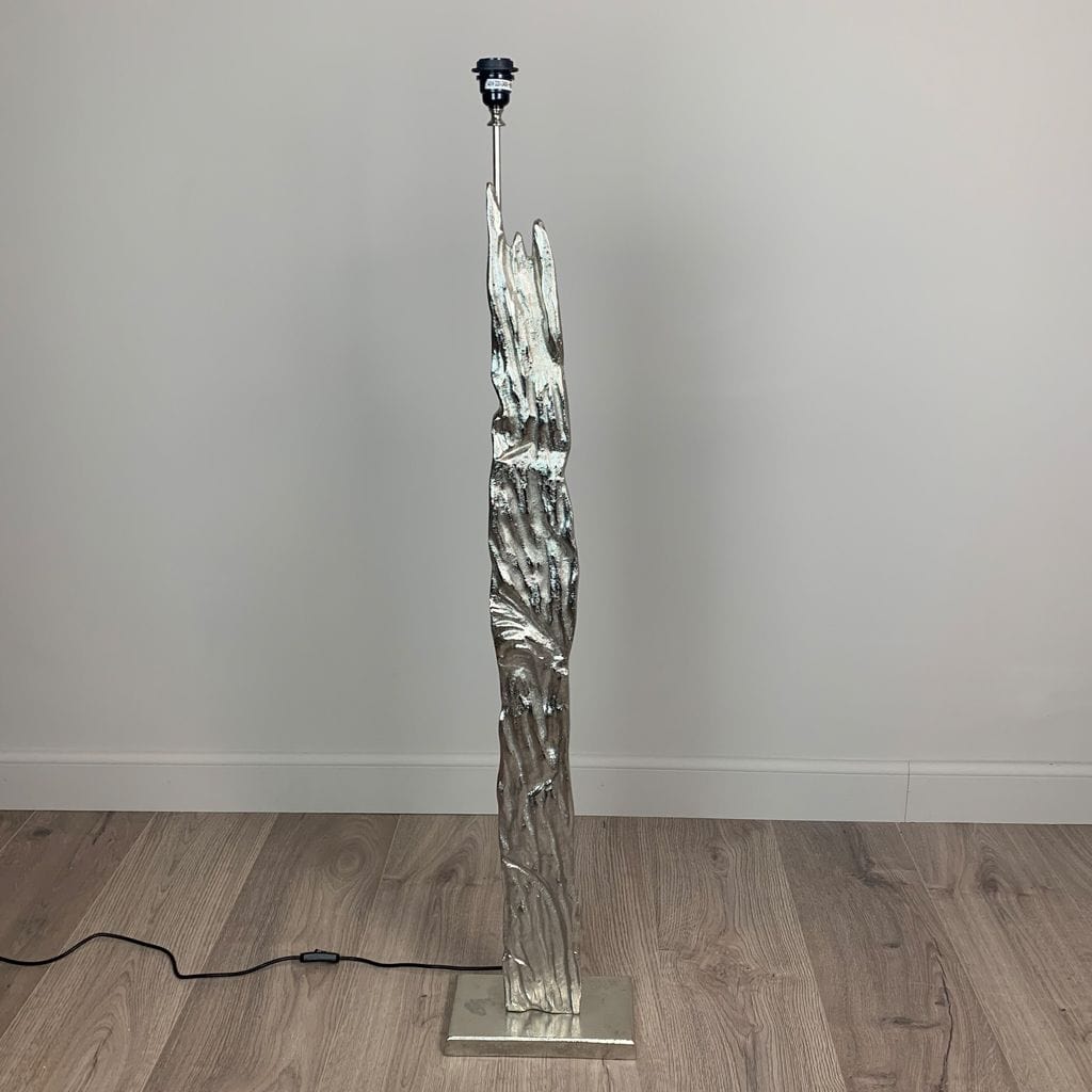 Trident Large Silver Floor Lamp