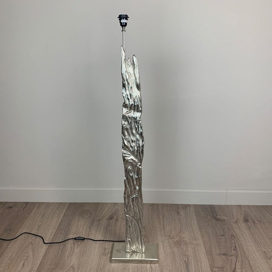 Trident Large Silver Floor Lamp