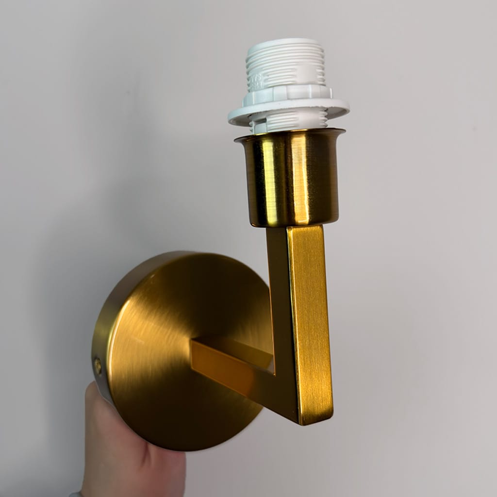 Emma Antique Gold Wall Light Base Only