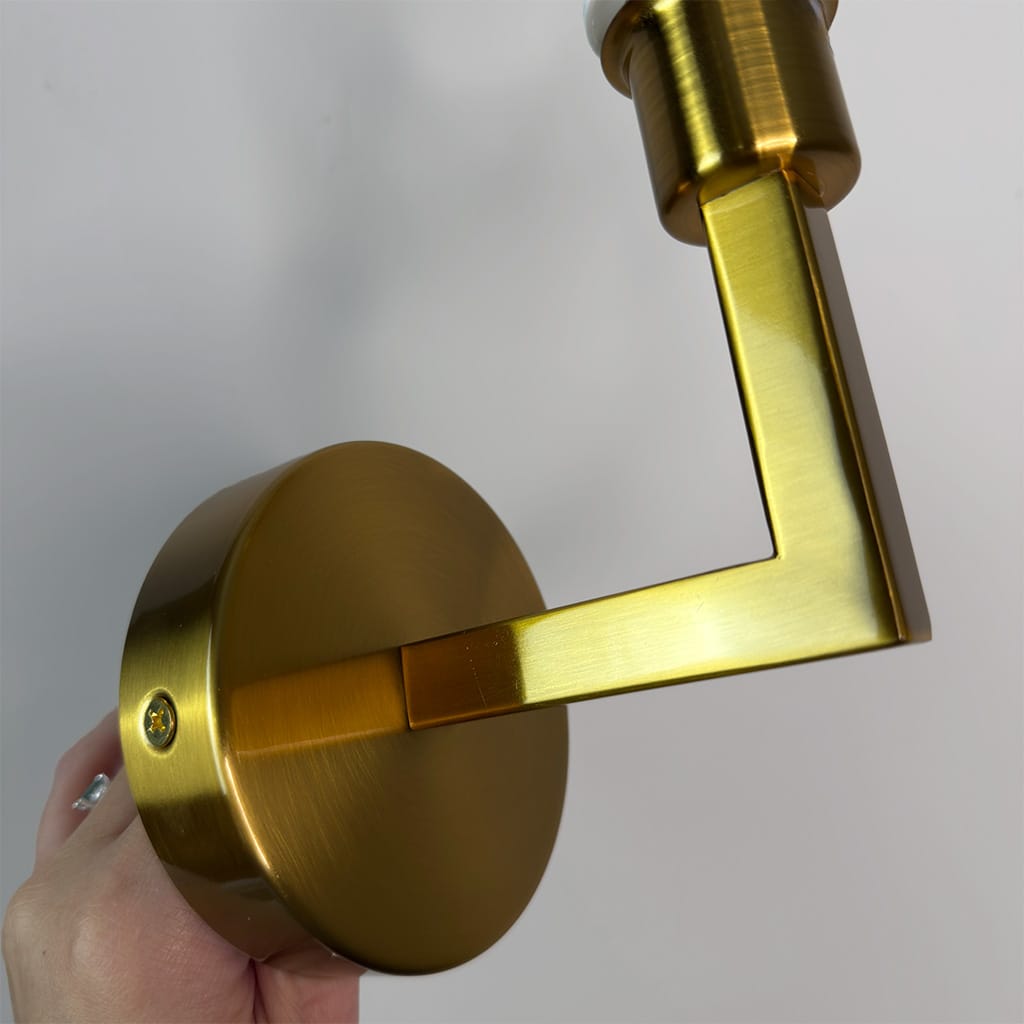 Emma Antique Gold Wall Light Base Only