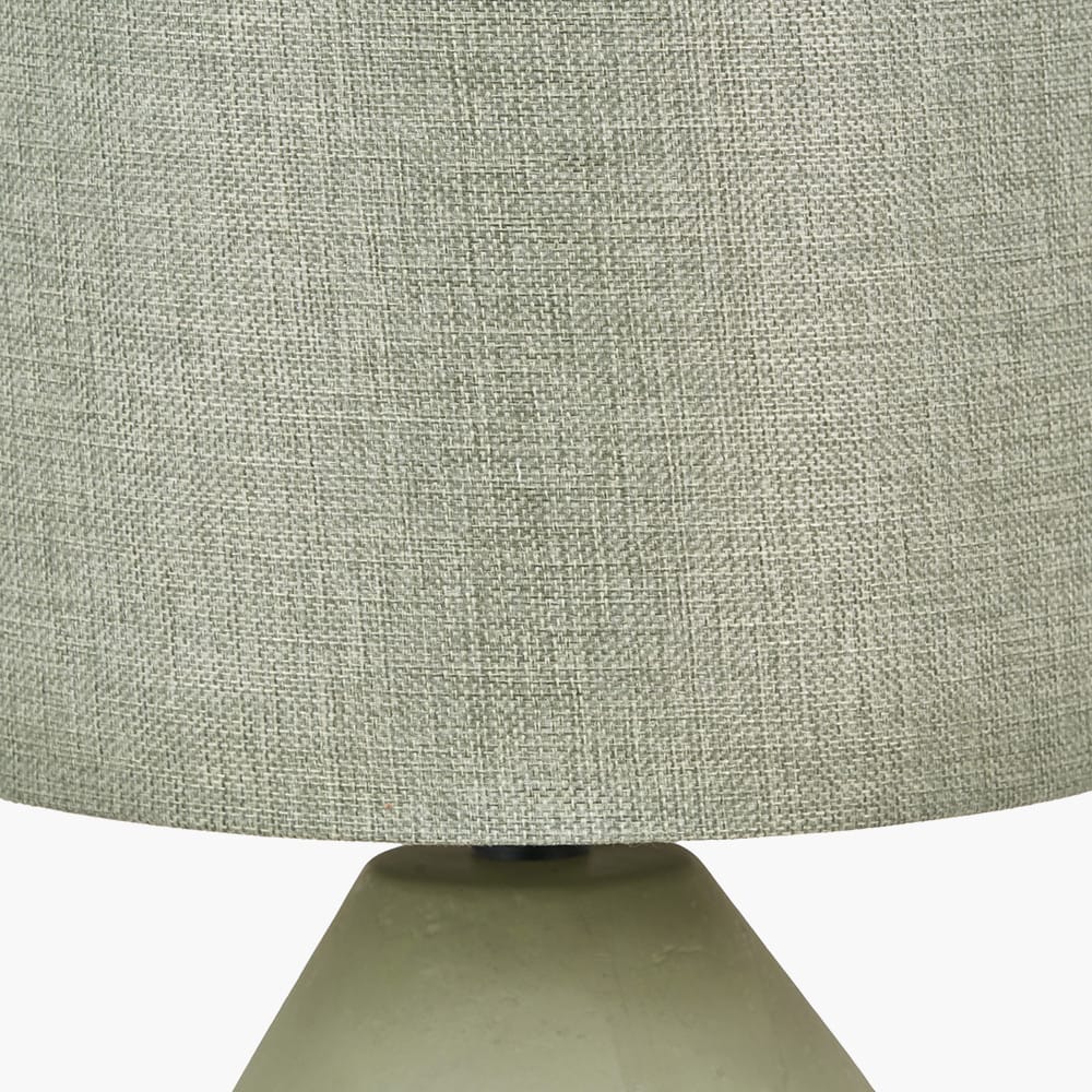 Erika Sage Green Ceramic Floor Lamp & Shade