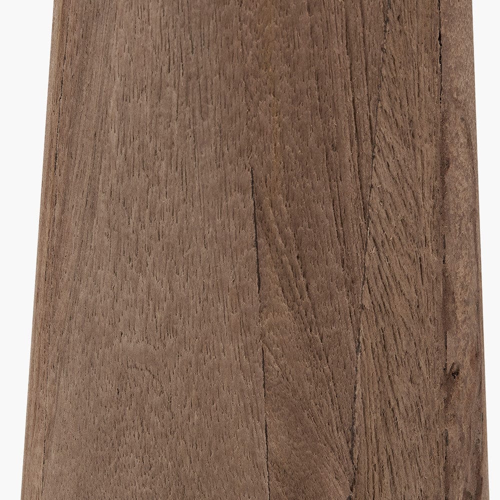 Esha Conical Natural Wood Table Lamp