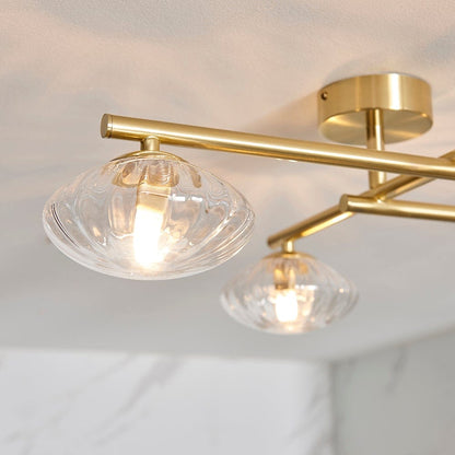 Astor 4 Light Semi Flush Bathroom Light