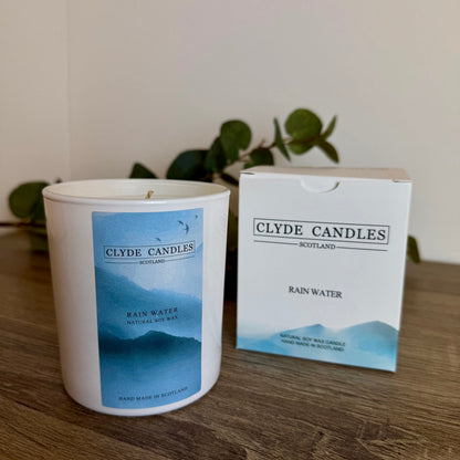 Rain Water Large Glass Candle Gift Box