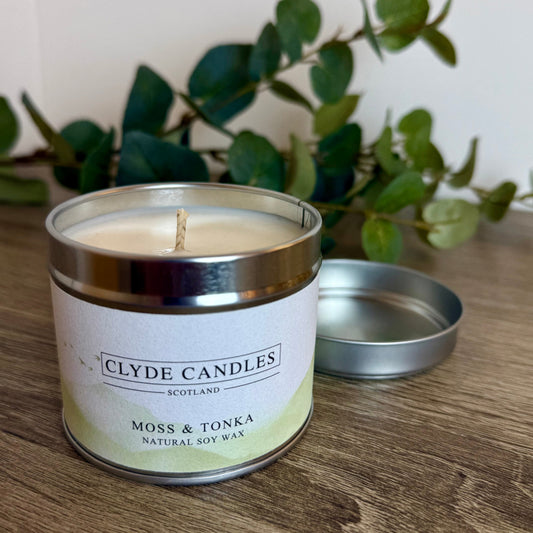 Moss & Tonka Candle Tin
