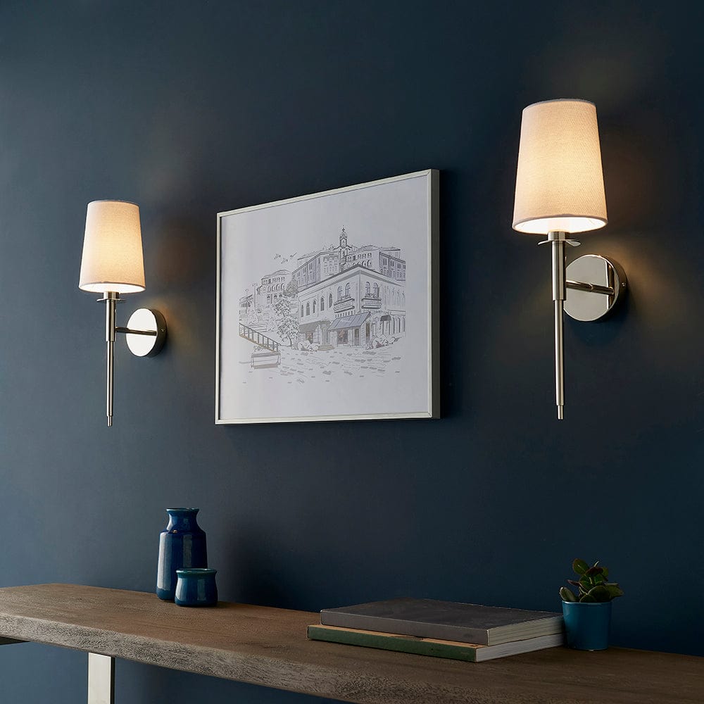 Zeta Nickel Wall Light