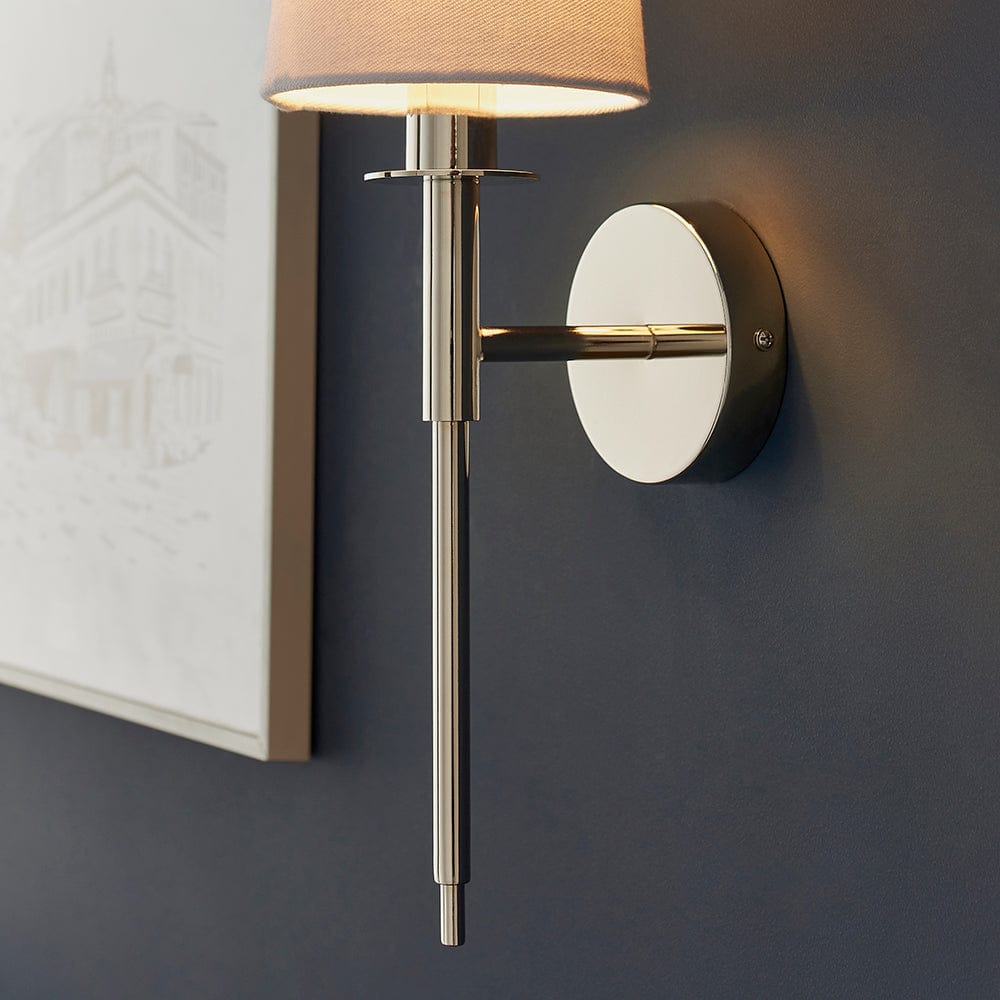 Zeta Nickel Wall Light