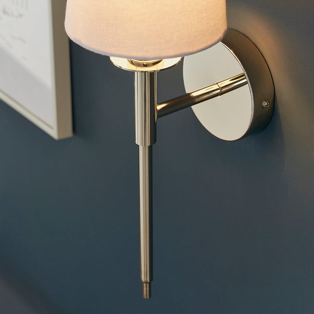 Zeta Nickel Wall Light