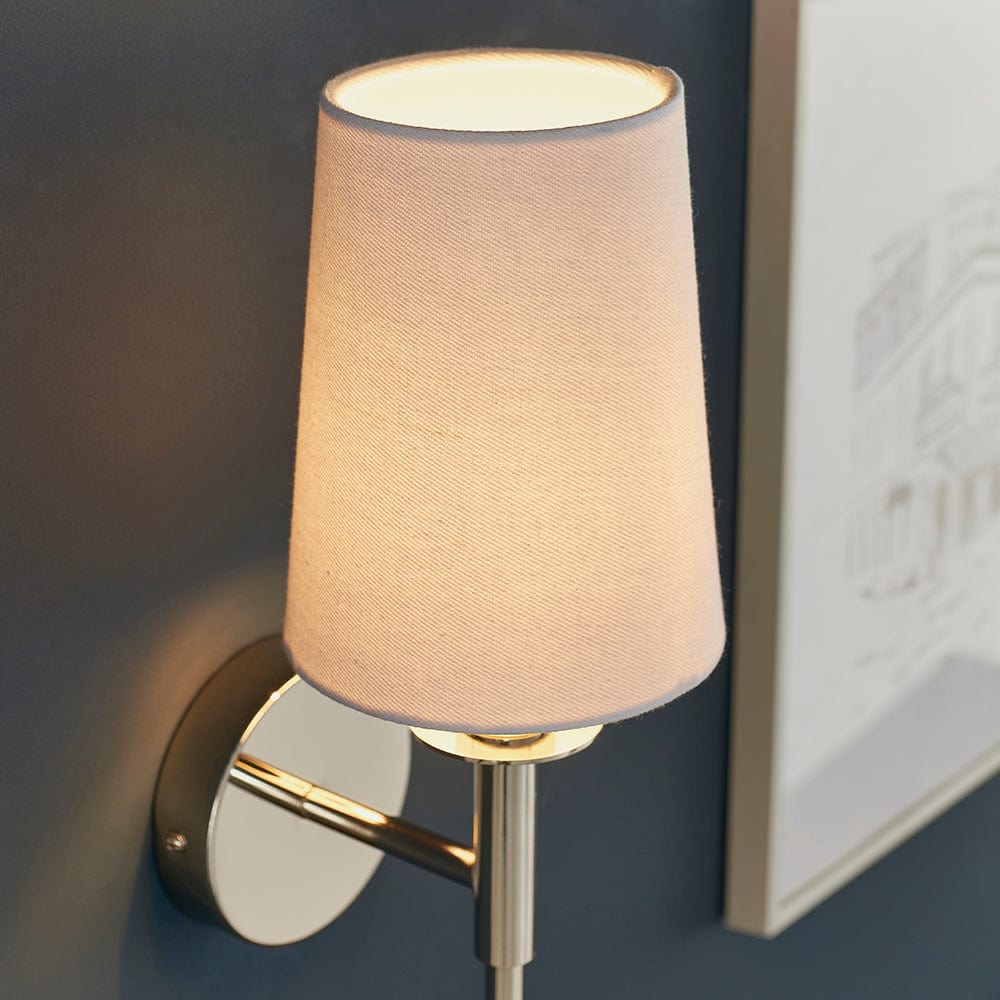 Zeta Nickel Wall Light